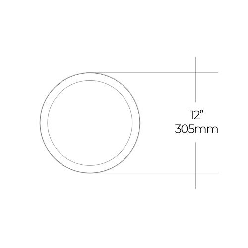 FORM PLUS 12 LED SURFACEMOUNT DIMENSIONS