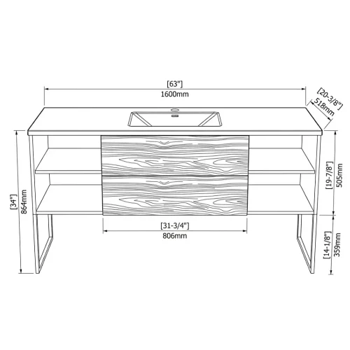 FORM PLUS AETERNA63 DIMENSIONS