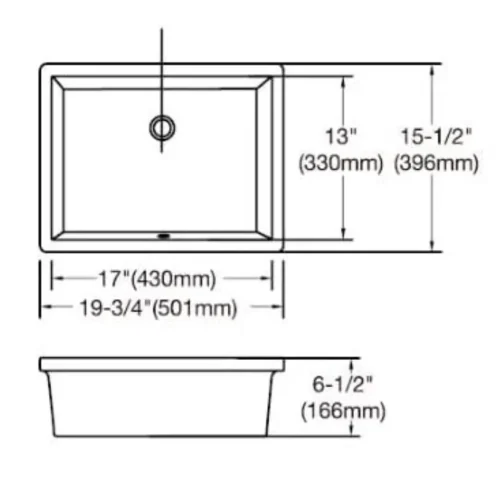 FORM PLUS BATHROOM SINK 2 DIMENSIONS