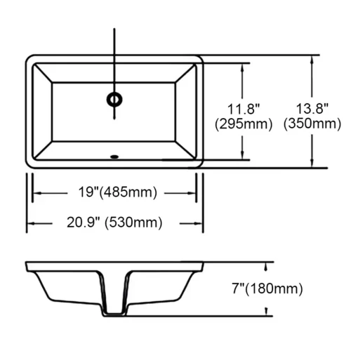 FORM PLUS BATHROOM SINK 3 DIMENSIONS
