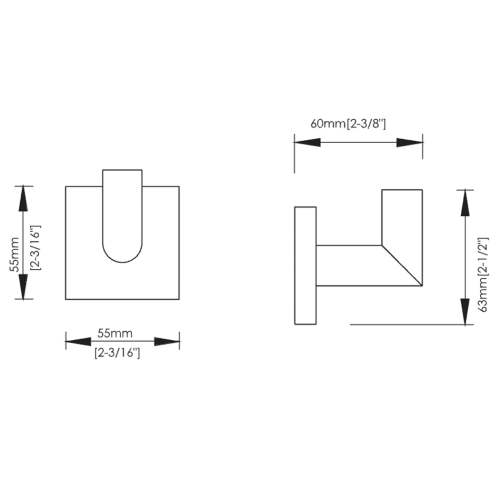FORM PLUS CUBIC RH DIMENSIONS
