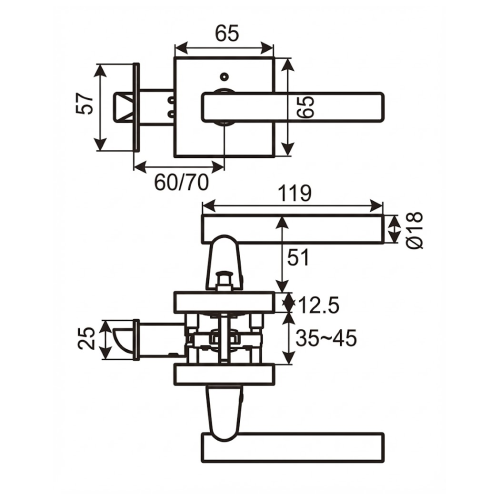 FORM PLUS DOOR SK DIMENSIONS