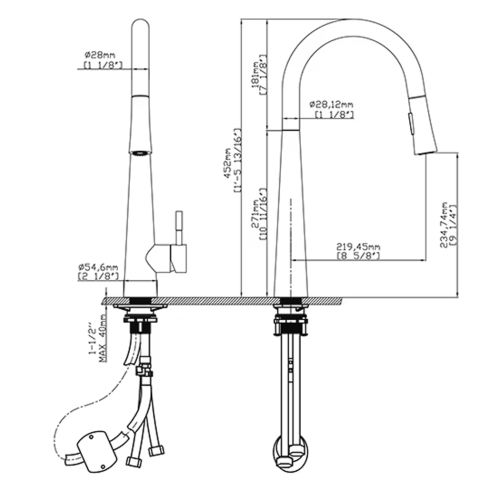 FORM PLUS FLUX PRO DIMENSIONS