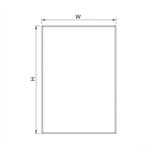 FORM PLUS SIMPLE FRAMED MIRROR DIMENSIONS