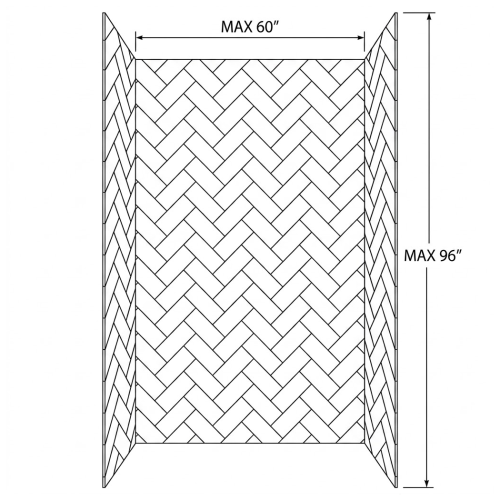 FORM PLUS SMC WALL SURROUND DIMENSIONS