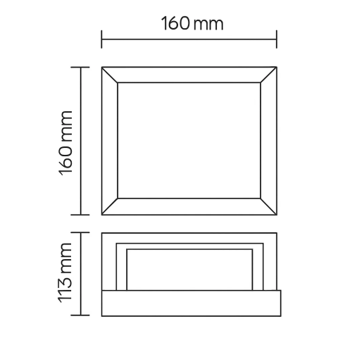 FORM PLUS VEGA 8 OUTDOOR LIGHT DIMENSIONS