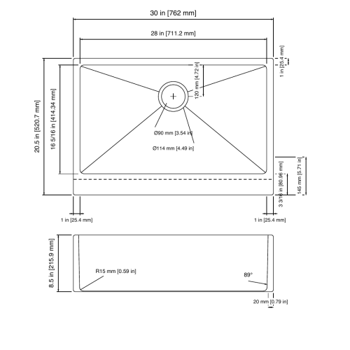 FP AP SB 30x20 5x8 5 DIMENSIONS R3