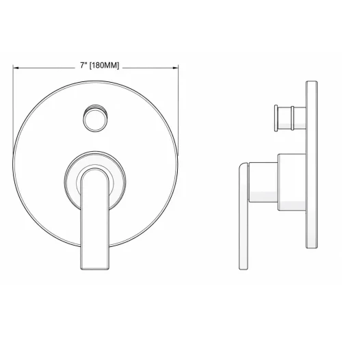 FP EVARA 1D SHOWER DIMENSIONS