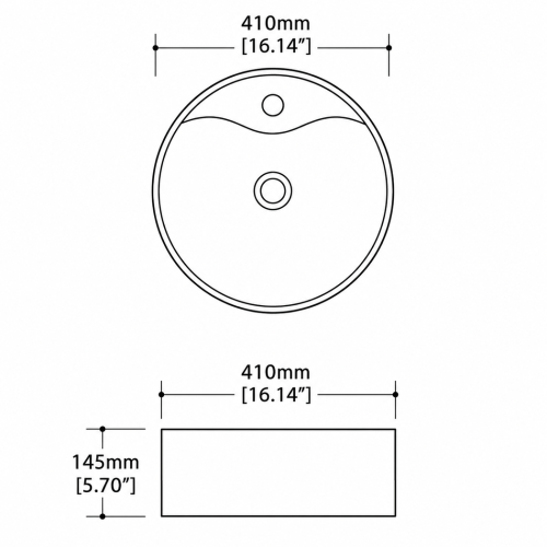 ORM PLUS VALE BASIN DIMENSIONS